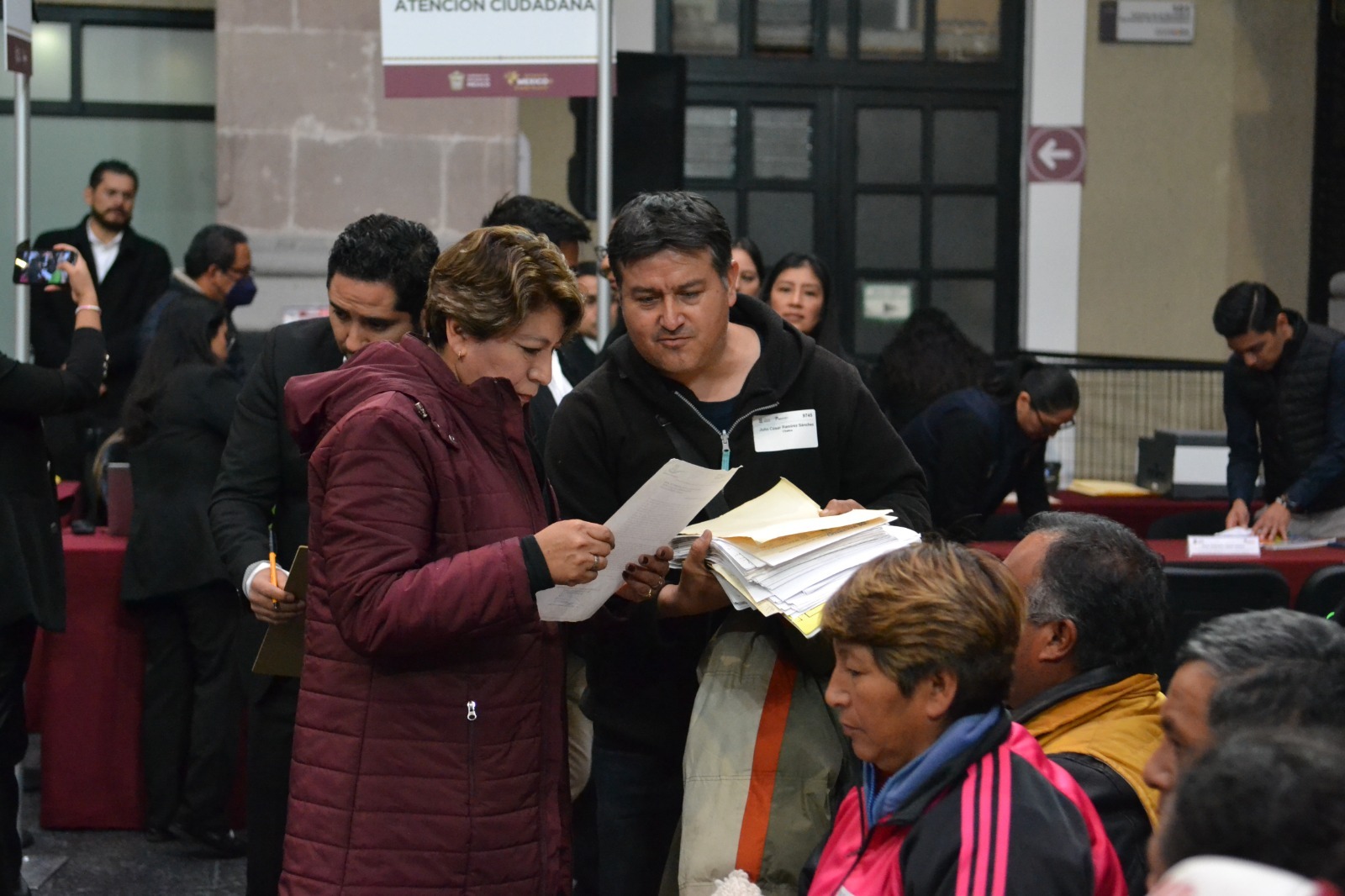 Delfina Gómez recuerda primera audiencia ciudadana