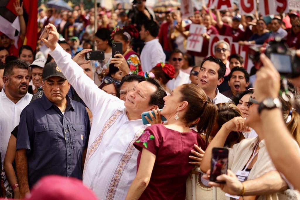 Sheinbaum visita a Yucatán