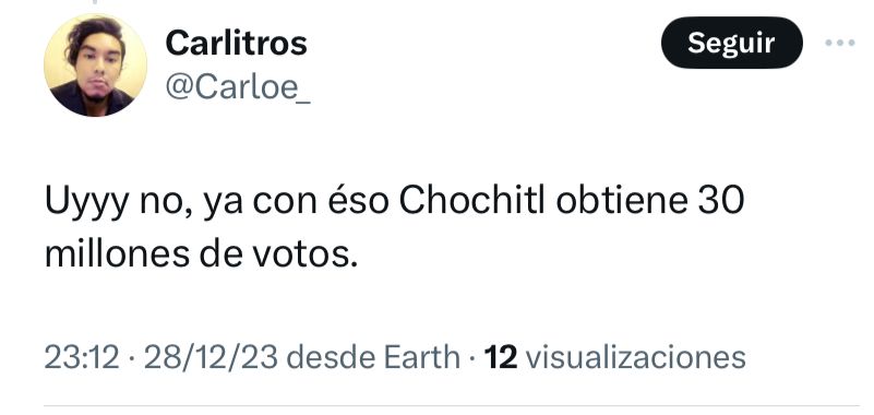 Votos para Xóchitl Gálvez