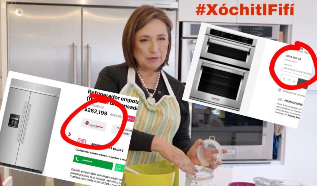 Xóchitl Gálvez y su horno millonario