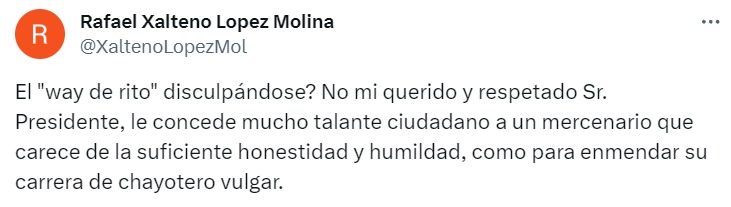 "Estos periodistas cada día se humillan más"