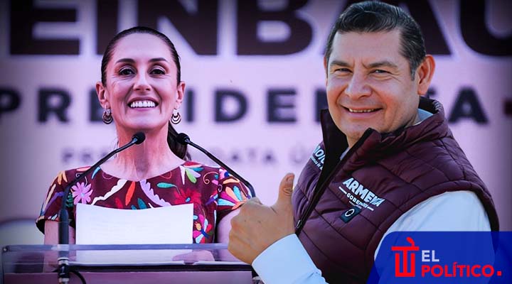 Armenta asiste a cierre de precampaña de Claudia Sheinbaum