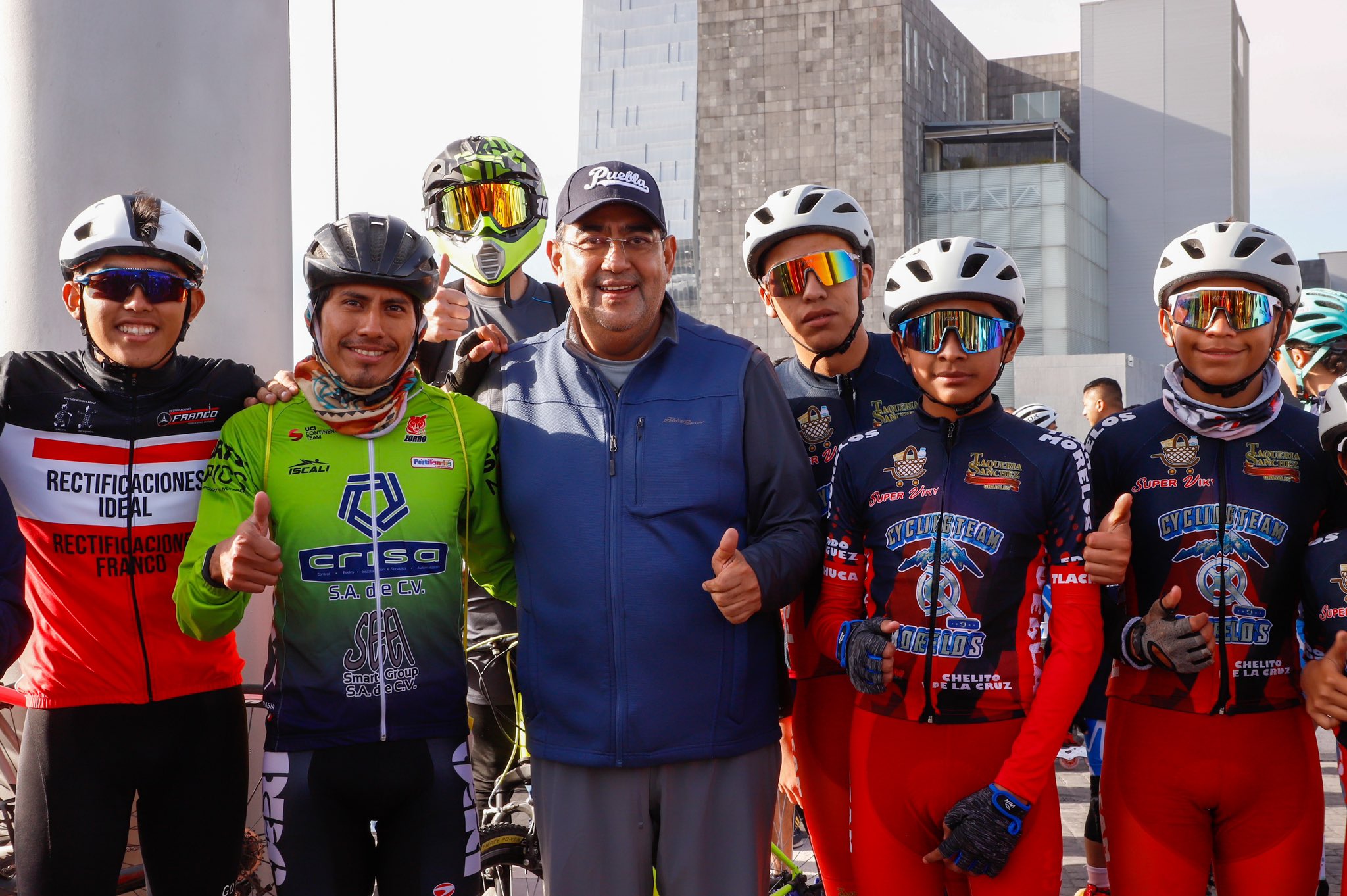 Sergio Salomón invita  alos poblanos a visitar las ciclopistas
