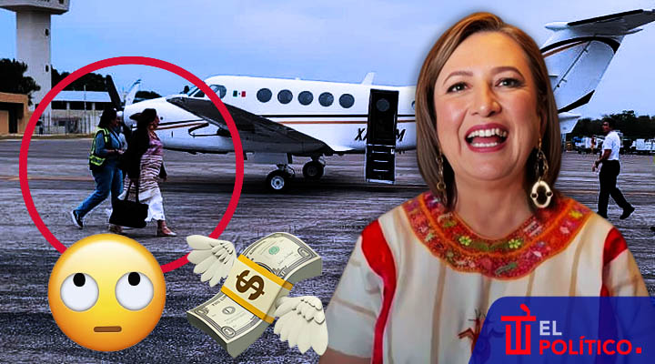 Xóchitl Gálvez y su jet privado