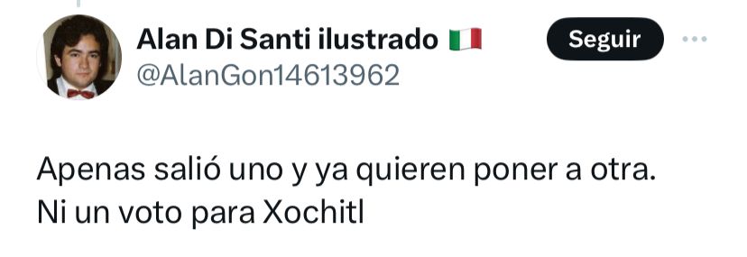 usuarios desean que Xóchitl Gálvez no gane elecciones