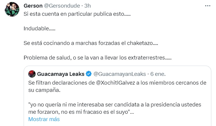 Usuarios preveen cambio de candidato de oposición