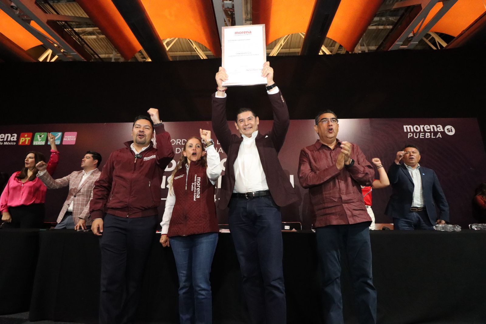 Alejandro Armenta es candidato a goberador de Puebla 