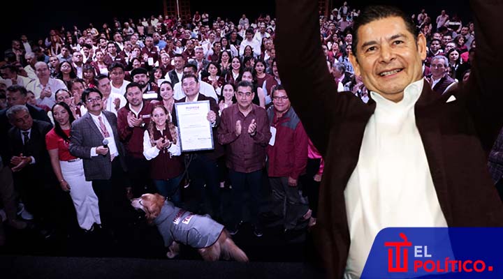 Alejandro Armenta toma protesta como candidato de Morena