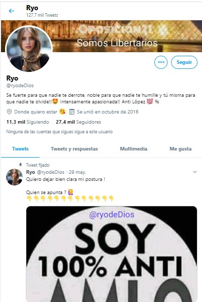 Cuentas falsas de Xóchitl Gálvez