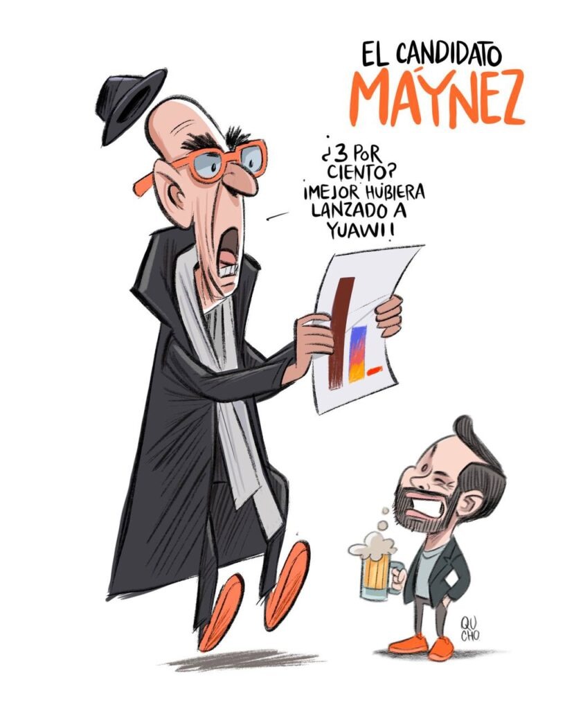 Jorge Álvarez Máynez  y su cerveza