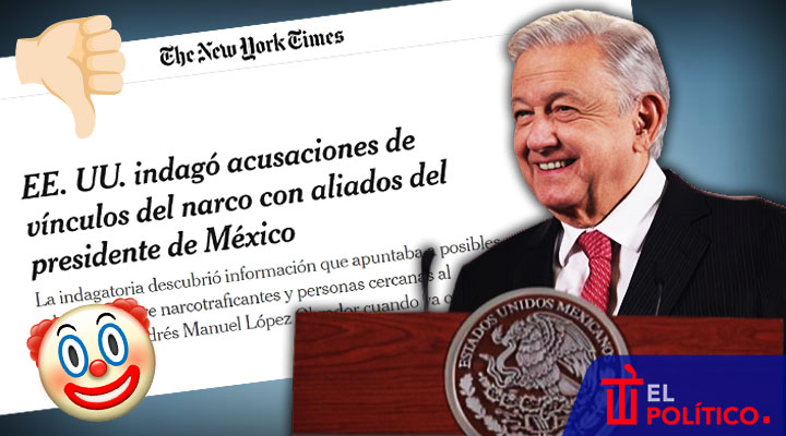 NYT concluye que no hay nexos entre AMLO y el narco