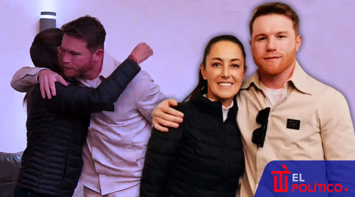 Claudia Sheinbaum se reúne con Canelo Álvarez en CDMX