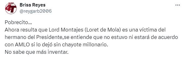 Usuarios recuerdan apodo Lord Montajes