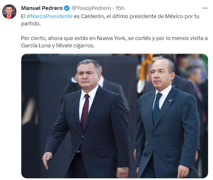 Xóchitl Gálvez y el narcopresidente