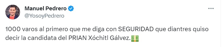 Xóchitl Gálvez qué quiso decir