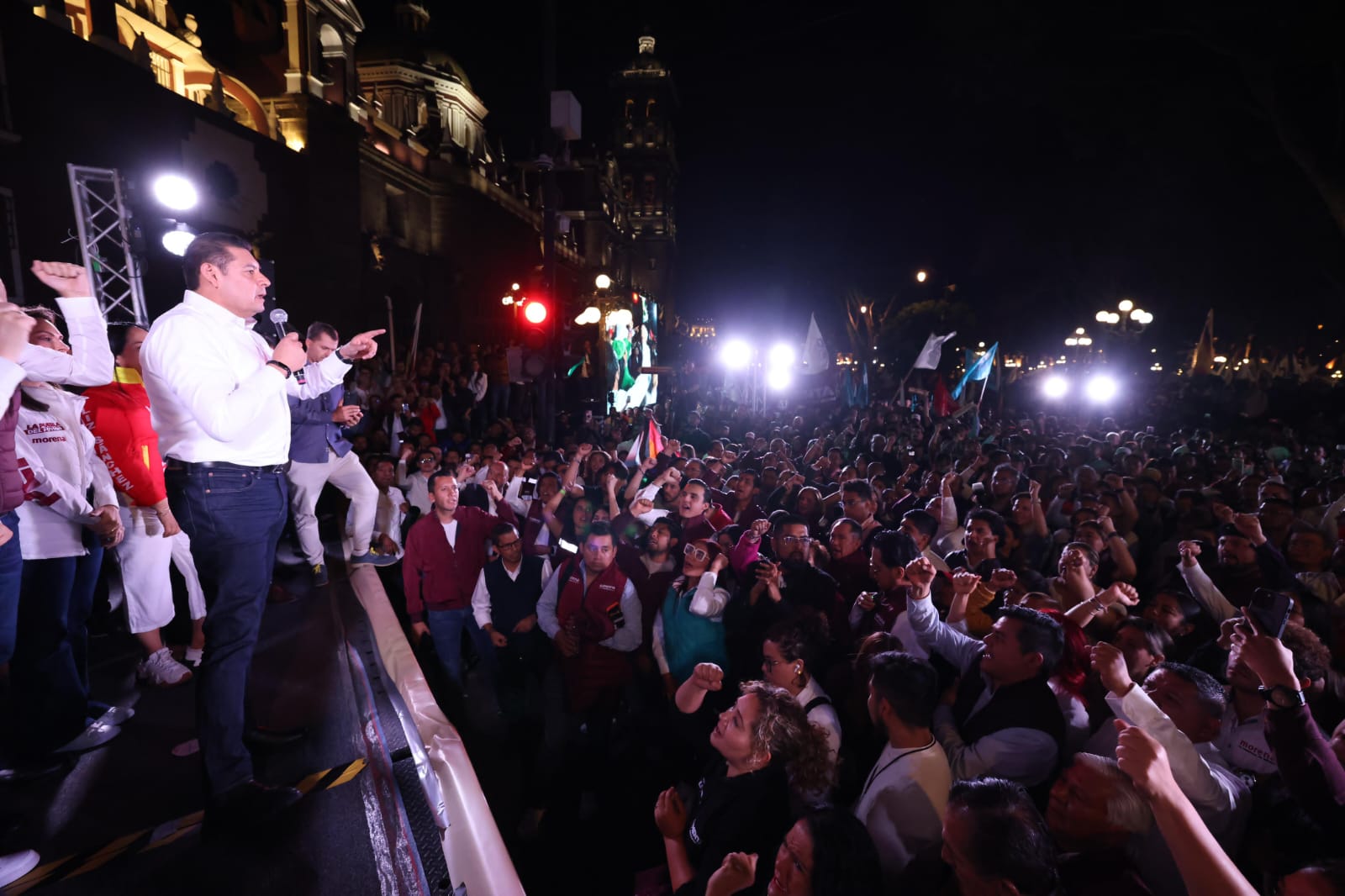 Armenta inicia campaña en Puebla