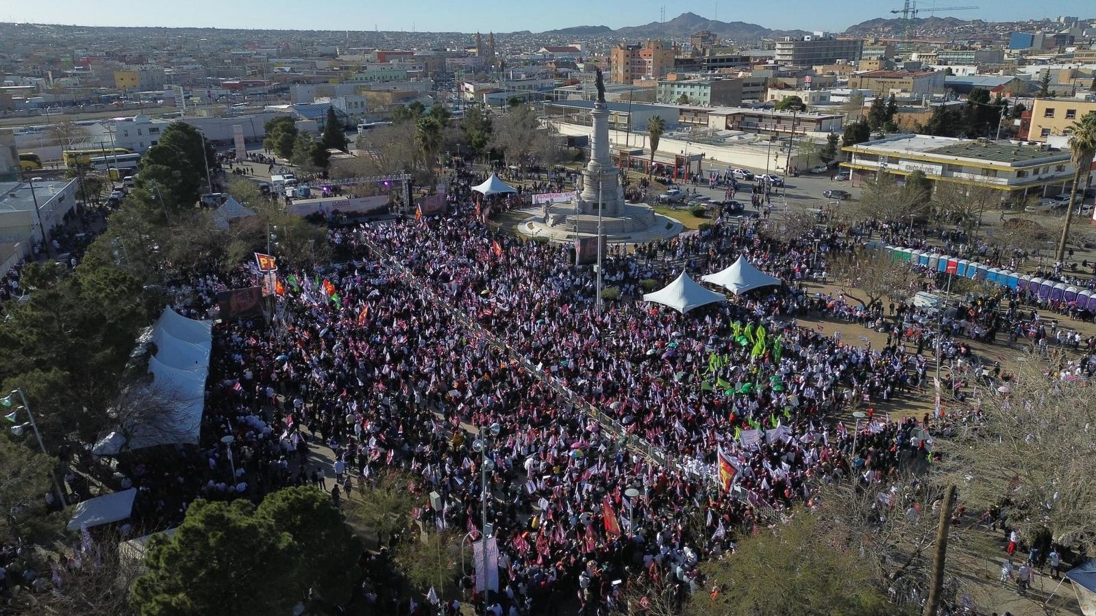 Campaña de Sheinbaum en CD Juárez