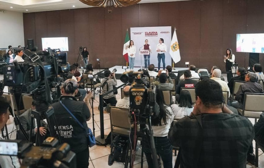 Conferencia de prensa de Sheinbaum en Coahuila 