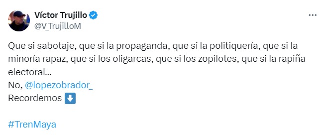 Críticas a AMLO por Tren Maya