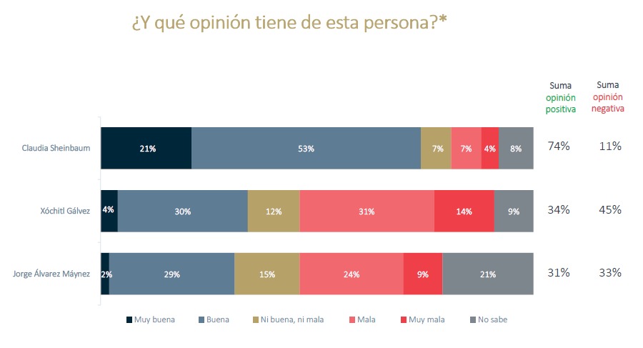 De las Heras encuesta da opinión de presidenciables