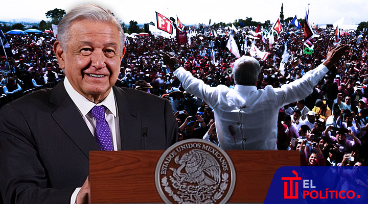 AMLO dice estar contento