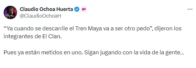 Oposición y Tren Maya