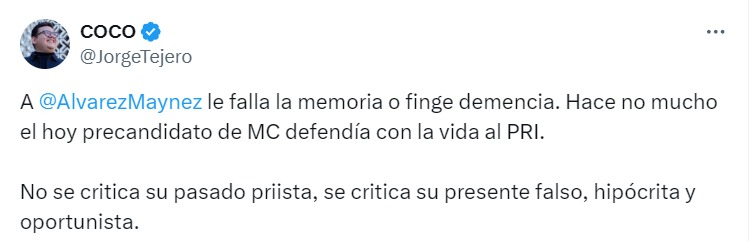 Redes recuerdan pasado a Máynez tras ataque a Armenta