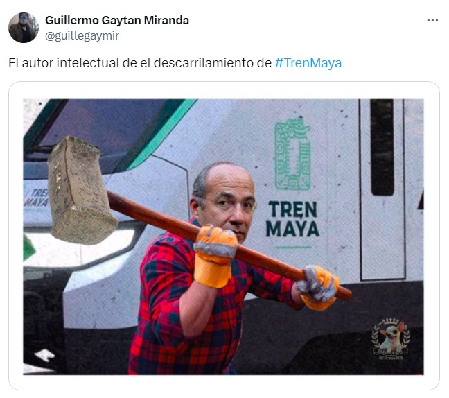 Felipe Calderón y el Tren Maya