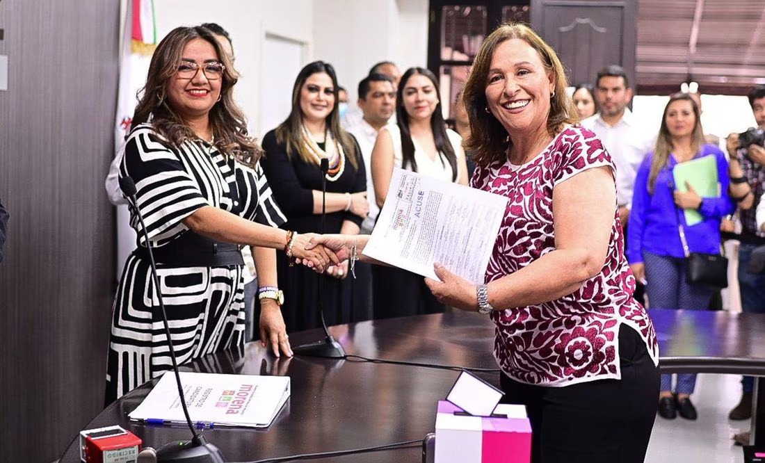 Rocí Nahle se registra como candidata a la gubernatura de Veracruz