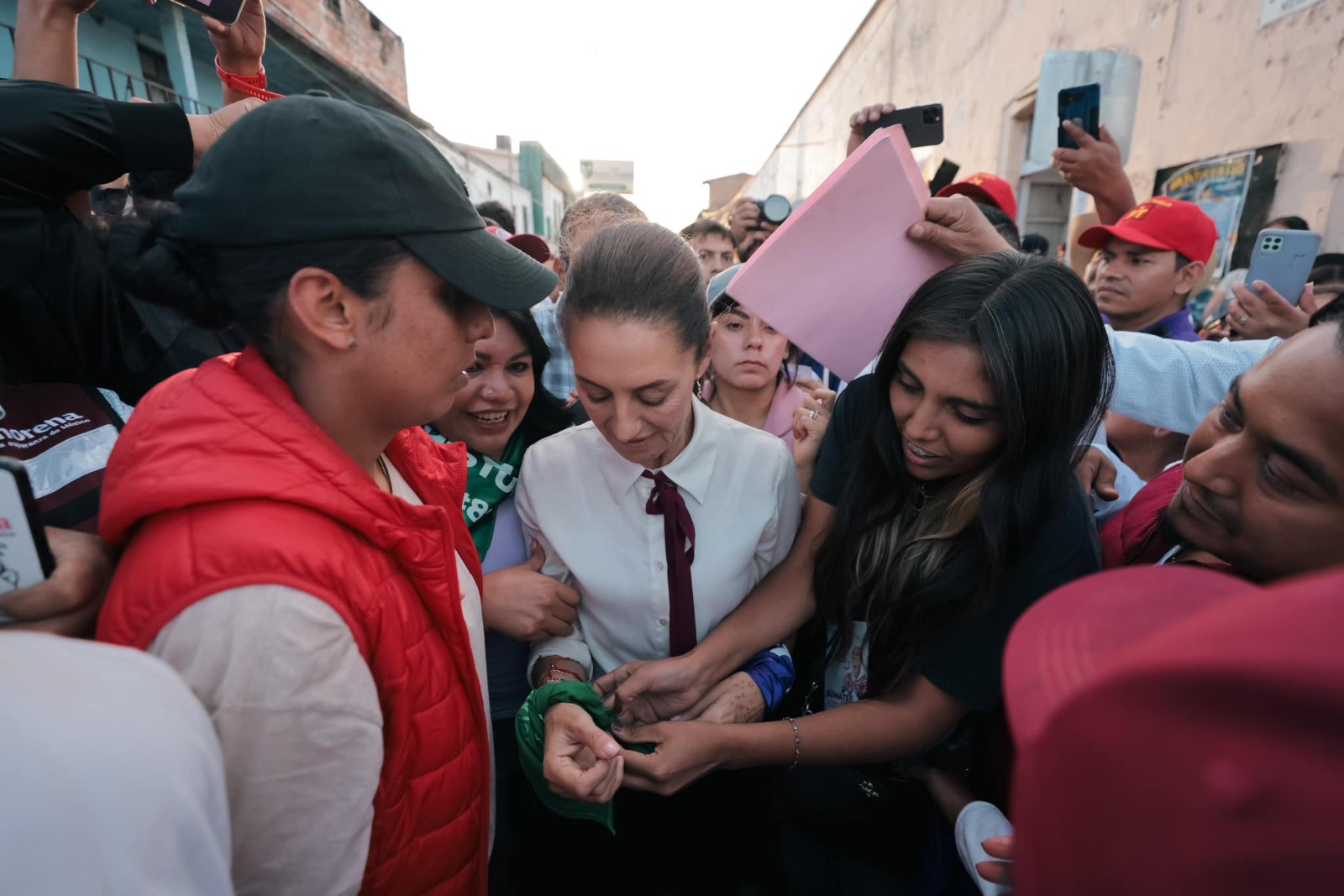 Sheinbaum en Maravatío, Michoacán