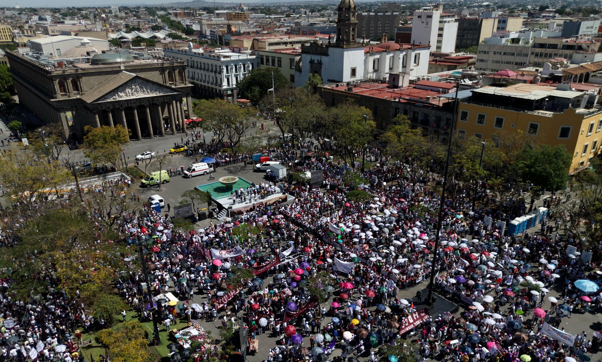 Sheinbaum realiza mitin en Guadalajara