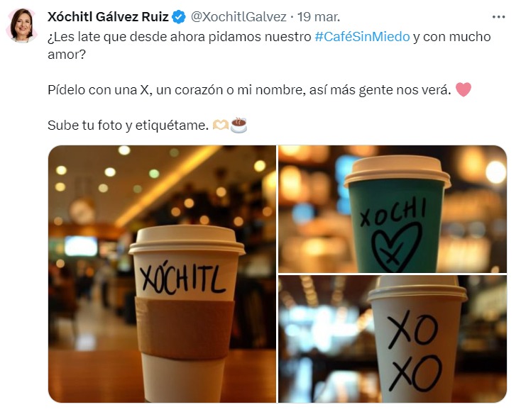 Xóchitl Gálvez Café sin miedo