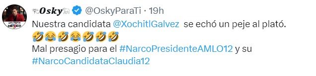 #XochitlGalvezPresidenta2004: nuevo error de los Xochibots