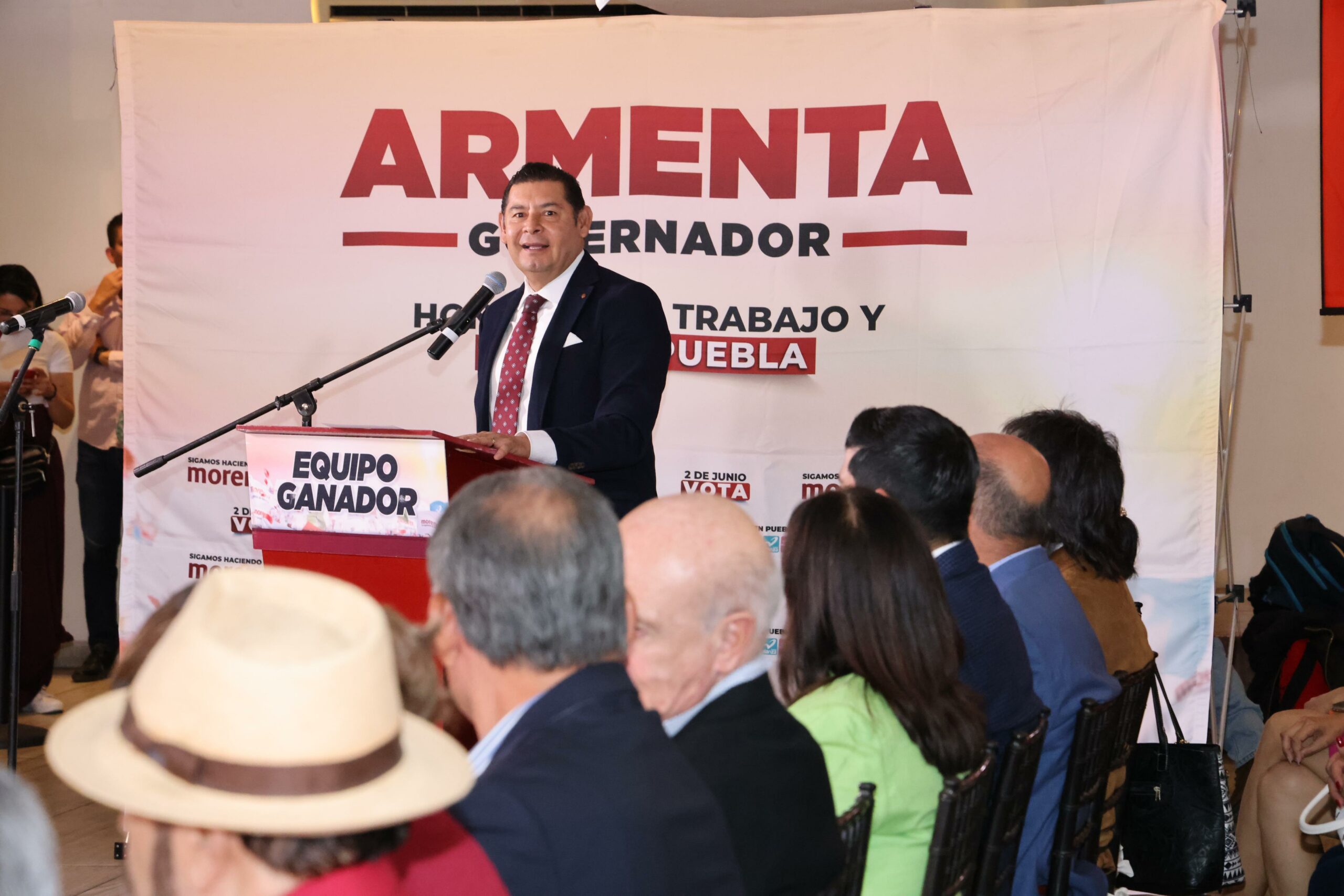 Armenta presenta ejes de trabajo para garantizar el agua en Puebla