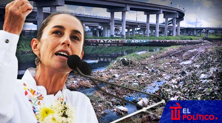 Claudia Sheinbaum promete descontaminar el río Lerma