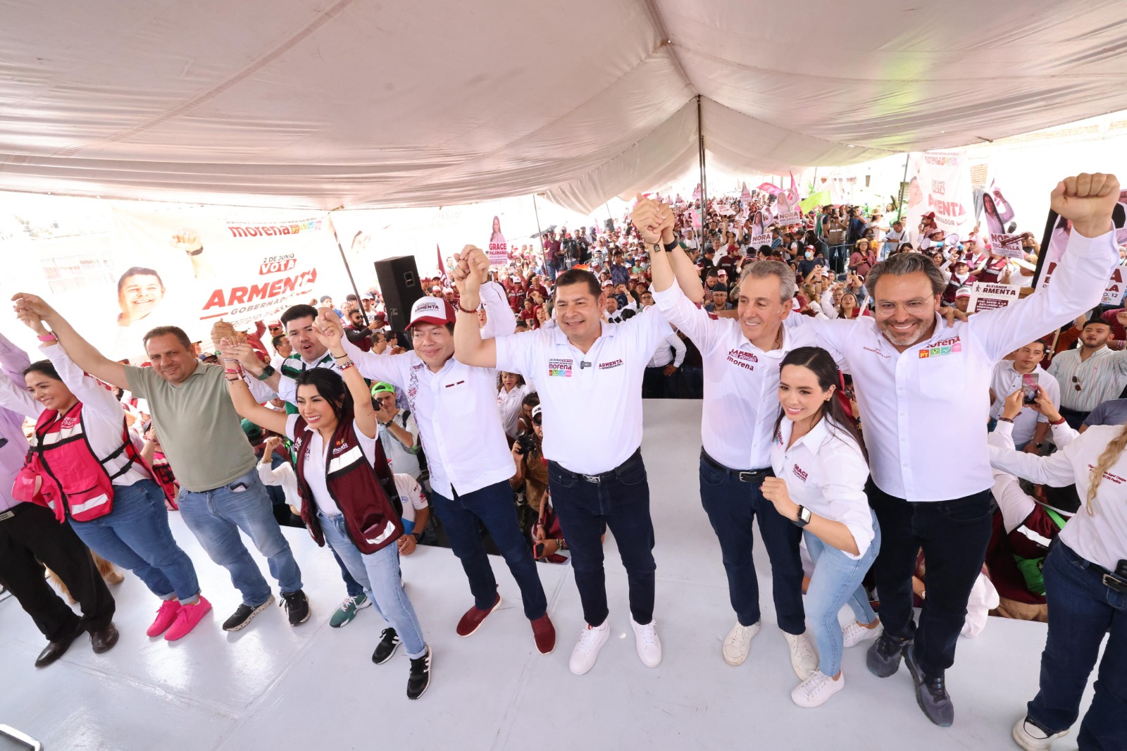 Mario Delgado reconoce liderazgo de Alejandro Armenta