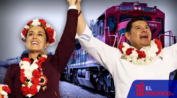 Sheinbaum y Armenta van por tren México-Puebla-Veracruz