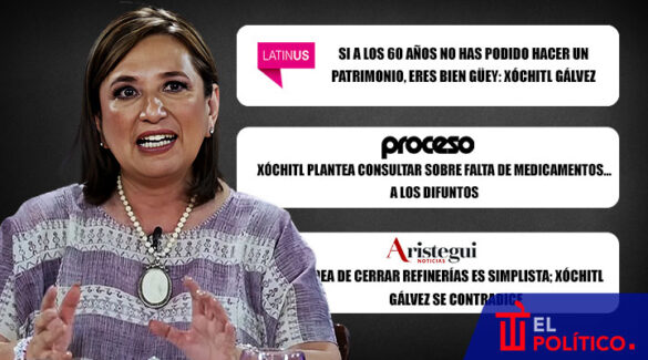 Xóchitl Gálvez estalla contra medios