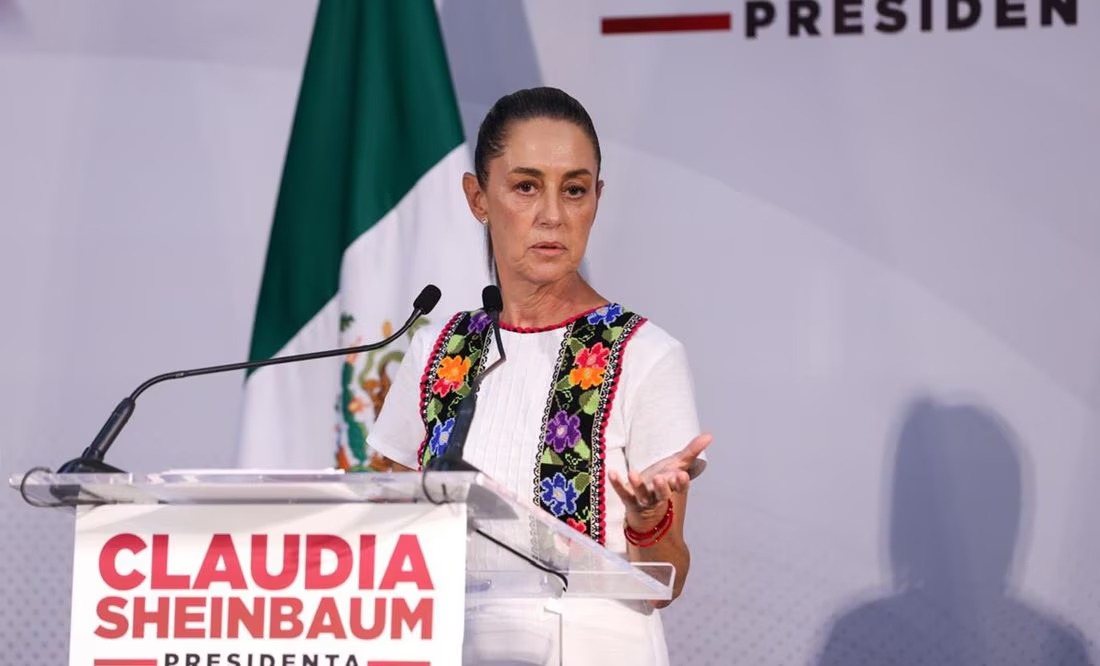 Claudia Sheinbaum habla en Campeche