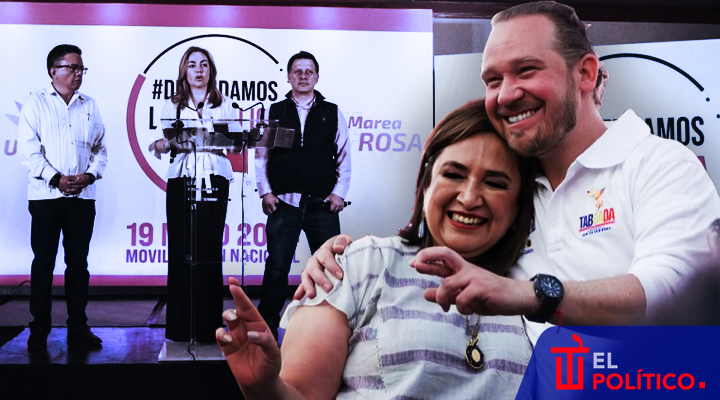 Marea rosa confirma a Xóchitl y Taboada como oradores