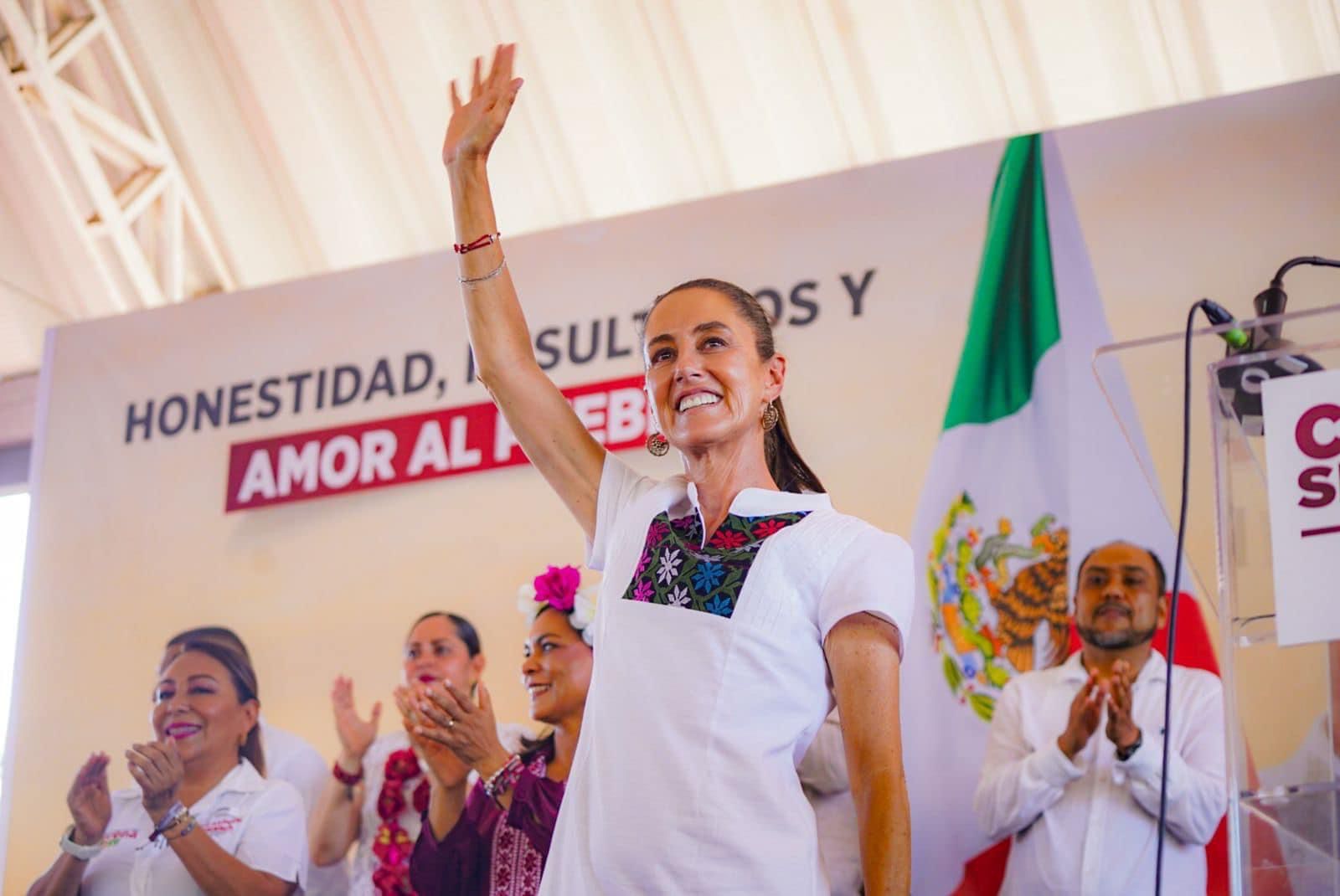 Sheinbaum visita Lázaro Cárdenas en Michoacán