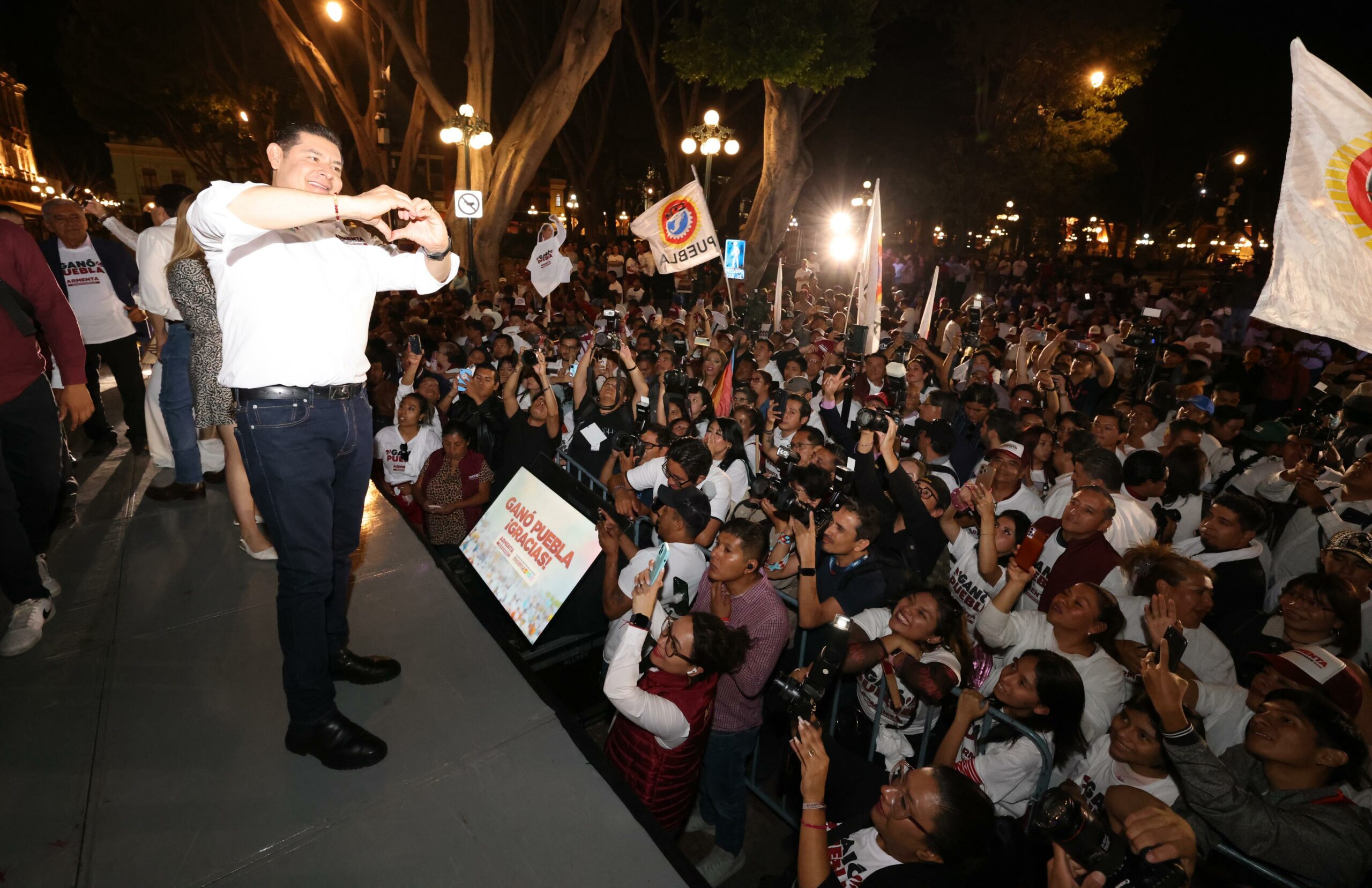 Armenta cumple con 2 millones de votos en Puebla