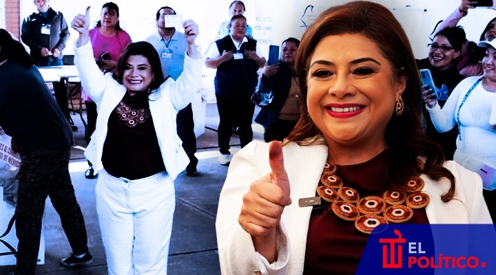 Clara Brugada vota en Iztapalapa: 'confío en la victoria'