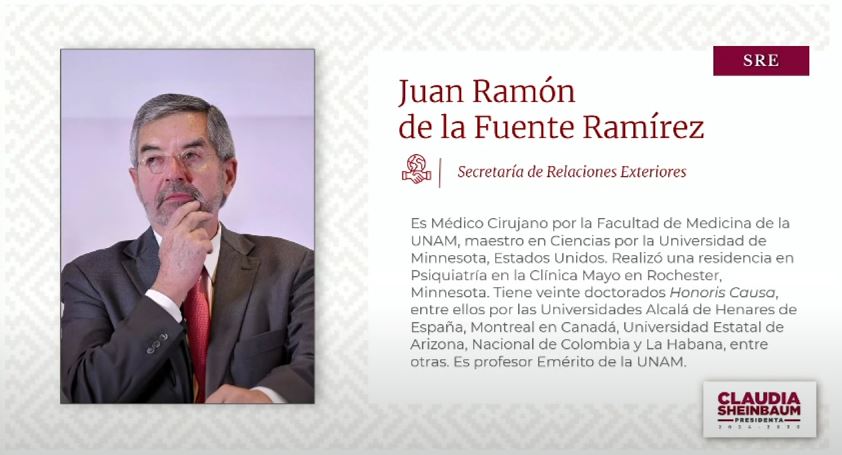 Juan Ramón de la Fuente en el gabinete 