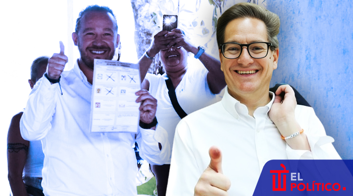 Santiago Taboada y Salomón Chertorivski votan en casillas de CDMX