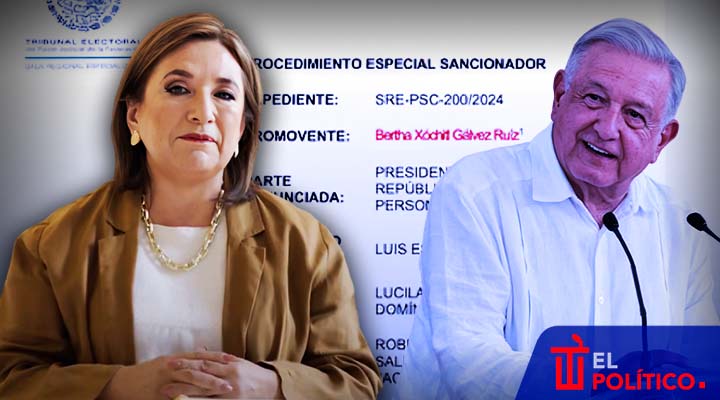 Xóchitl Gálvez llama violentador a AMLO y pide lo sancionen