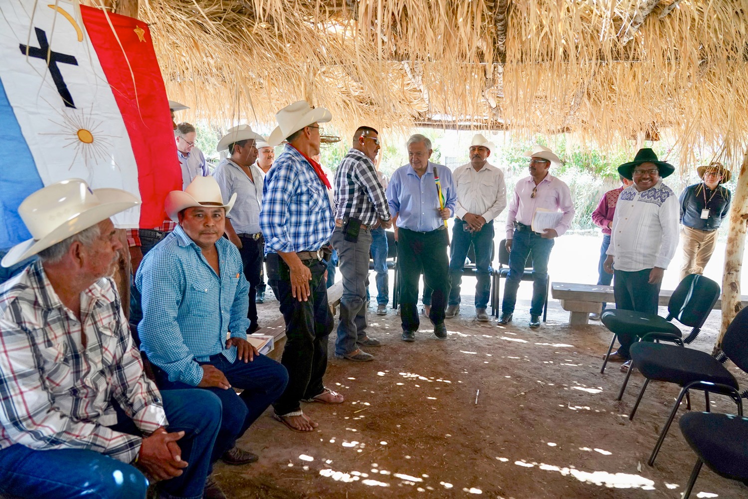 AMLO y Sheinbaum presentes en el Plan de Justicia del Pueblo Yaqui 