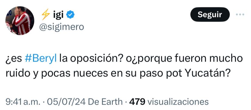 Beryl vs. Oposición