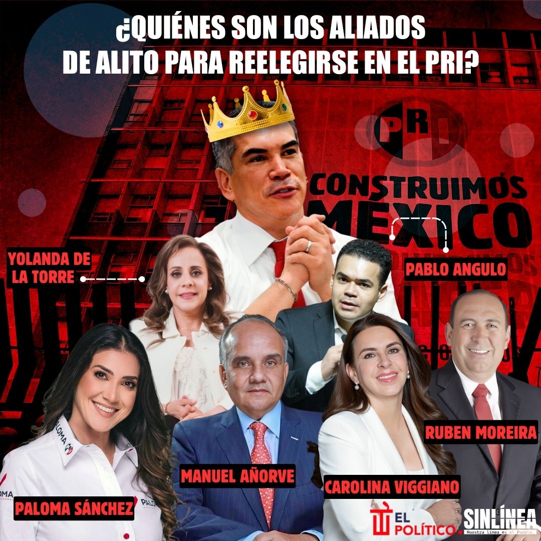 Infografía ellos son los priistas aliados de Alito Moreno