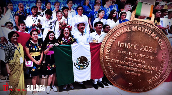 Niños mexicanos y su medalla de bronce